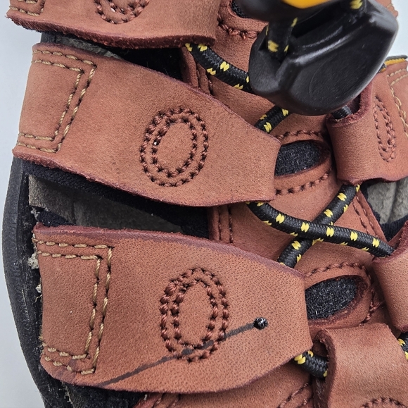 New With Flaws KEEN Brown Leather Hiking Sandals For Ladies. Size 8.5 - Picture 9 of 12